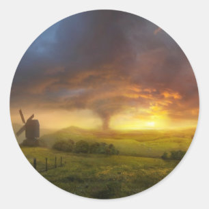 Unbegrenzte Unze Runder Aufkleber