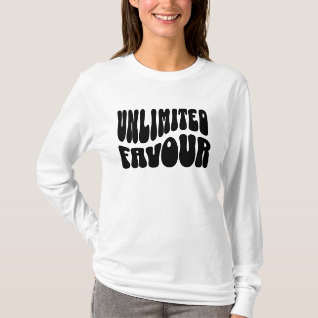 Unbegrenzter Gunst-T - Shirt (Vorderseite)