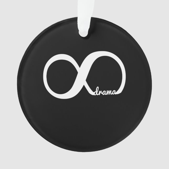 Unbegrenztes Drama Ornament (Vorderseite)