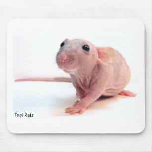 Unbehaarte Ratte Mousepad