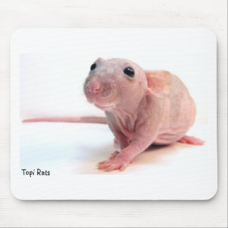 Unbehaarte Ratte Mousepad