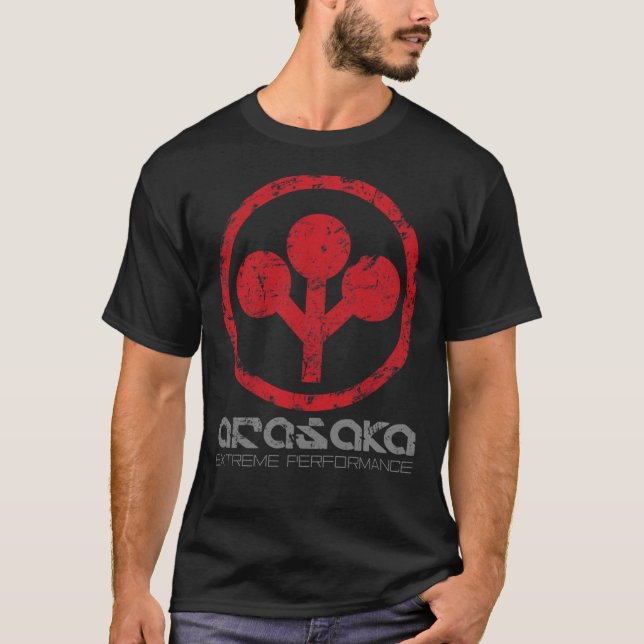 Unbehaglicher T - Shirt des Arasaka Corp Logos (Vorderseite)