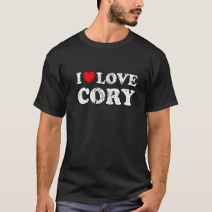 Unbehagliches Grunge Worout Style I Liebe Cory T-Shirt