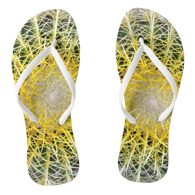 Unbehagliches, unangenehmes, botanisches Foto Flip Flops (Fußbett)