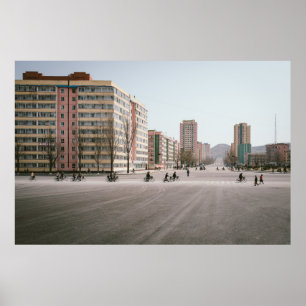 UNBEKANNTE FAHRRAD-PERSONEN POSTER