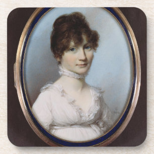 Unbekannte Frau Getränkeuntersetzer