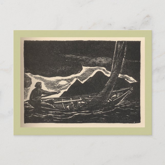 Unbekannte Gewässer Postkarte (Vorderseite)