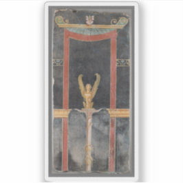 Unbekannter Maker - Sphinx auf schwarzem Grund Aufkleber