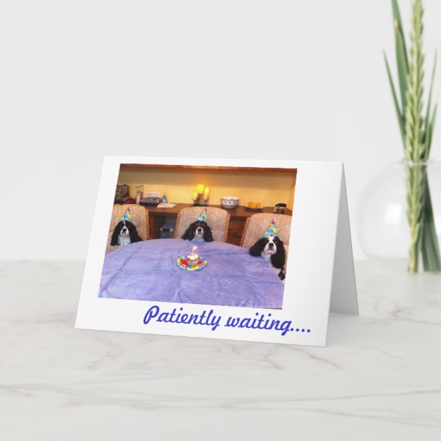 Unbekümmerte Geburtstags-Wünsche Karte (Vorderseite)