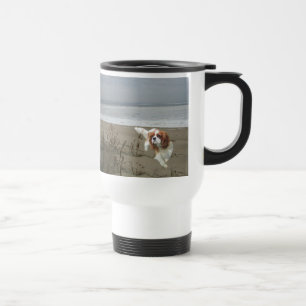 Unbekümmerte Königcharles Spaniel-Tasse Reisebecher