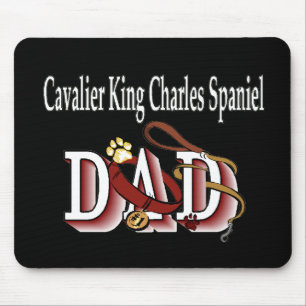 Unbekümmerte Königcharles Spaniel VATER Geschenk Mousepad