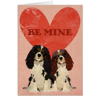 Unbekümmerter König Charles Spaniels Love Card
