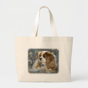 Unbekümmerter Königcharles Spaniel 8R16D-01 Jumbo Stoffbeutel
