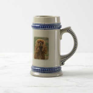 Unbekümmerter Königcharles Spaniel 9F51D-10 Bierglas