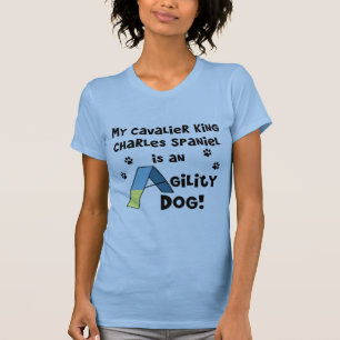 Unbekümmerter Königcharles Spaniel-Agility-HundeT T-Shirt