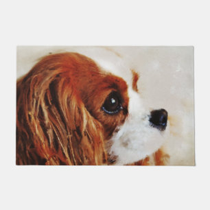 Unbekümmerter Königcharles Spaniel Fußmatte