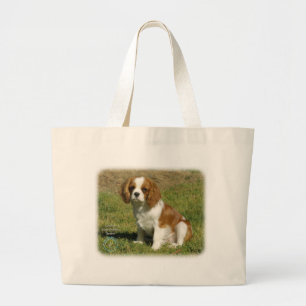 Unbekümmerter Königcharles Spaniel Jumbo Stoffbeutel