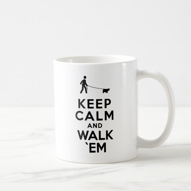 Unbekümmerter Königcharles Spaniel Kaffeetasse (Rechts)