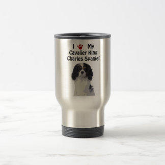 Unbekümmerter Königcharles Spaniel Reisebecher