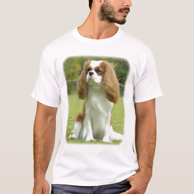 Unbekümmerter Königcharles Spaniel T-Shirt (Vorderseite)