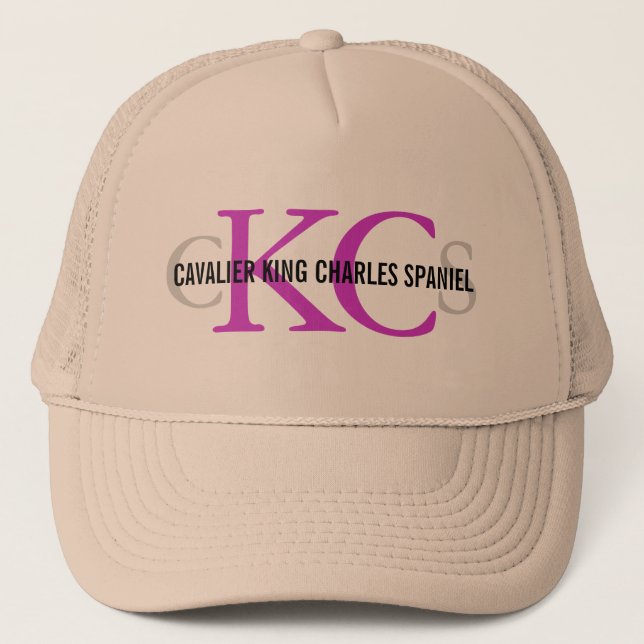 Unbekümmerter Königcharles Truckerkappe (Vorderseite)