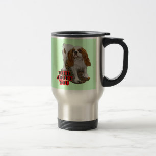 Unbekümmerter Spaniel Reisebecher