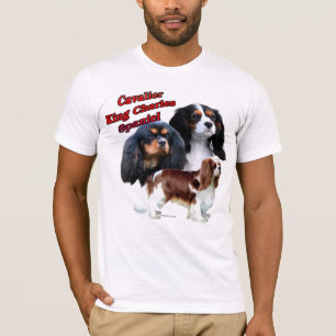 Unbekümmertes Königcharles Spaniel-Trio 2 T-Shirt
