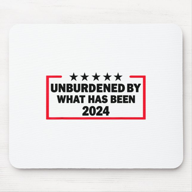 Unbelastet durch den Sieg Trumps 2024 Mousepad (Vorne)