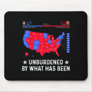 Unbelastet durch Trump Wahlplan Mousepad