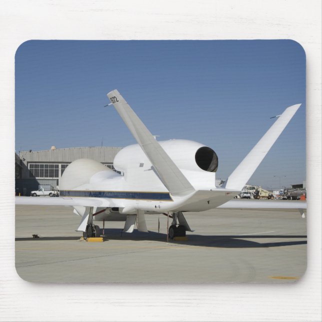 Unbemanntes Flugzeug von Global Hawk Mousepad (Vorne)