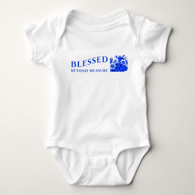 Unbemessen gesegnet baby strampler (Vorderseite)