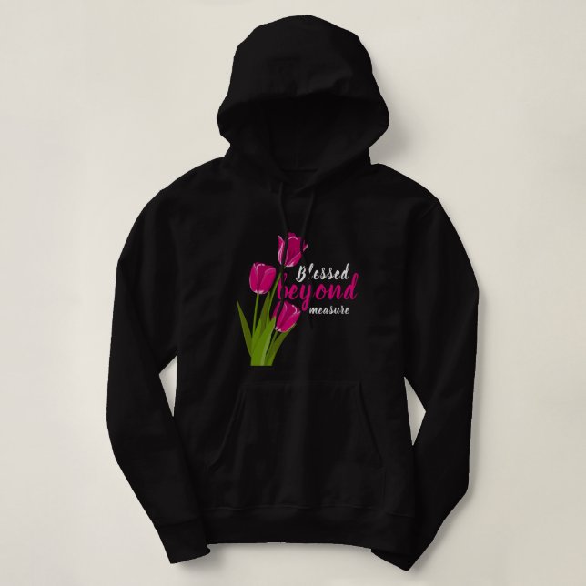Unbemessen gesegnet hoodie (Design vorne)