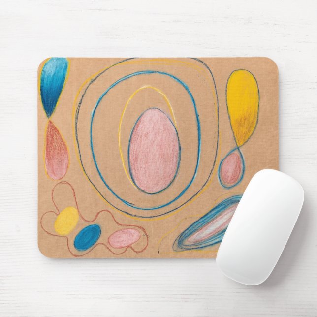 Unbenannt, 1908 von Hilma af Klint Mousepad (Mit Mouse)