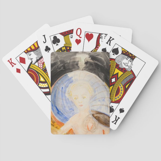 Unbenannt, 1934 von Hilma af Klint Spielkarten (Rückseite)