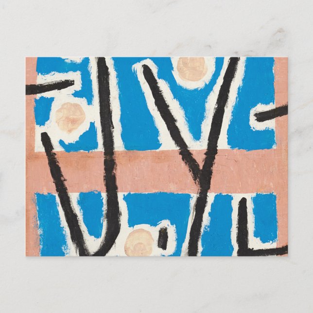 Unbenannt, 1938 von Paul Klee Postkarte (Vorderseite)