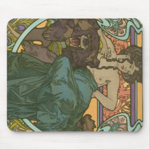 Unbenannt nach Alphonse Mucha (1902) Mousepad