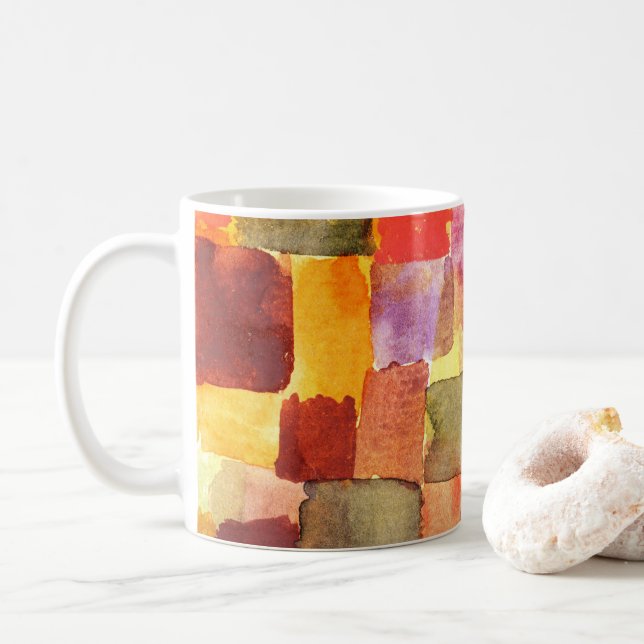 Unbenannt nach Paul Klee Abstrakt Art Kaffeetasse (Mit Donut)