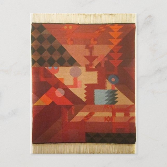 Unbenannt nach Sophie Taeuber-Arp Postkarte (Vorderseite)