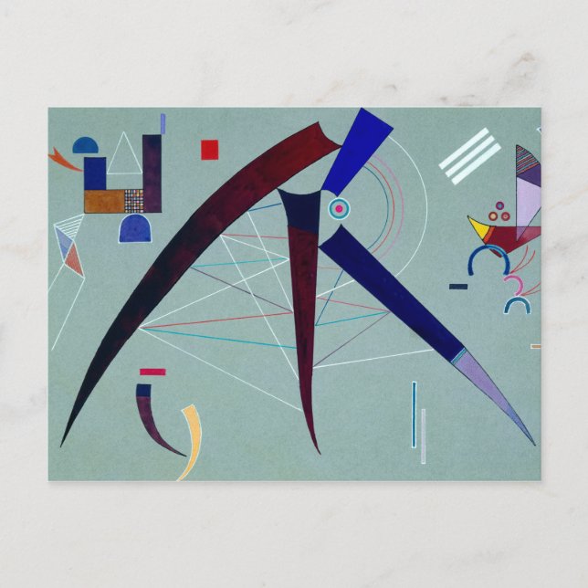 Unbenannt nach Wassily Kandinsky 1941 Postkarte (Vorderseite)