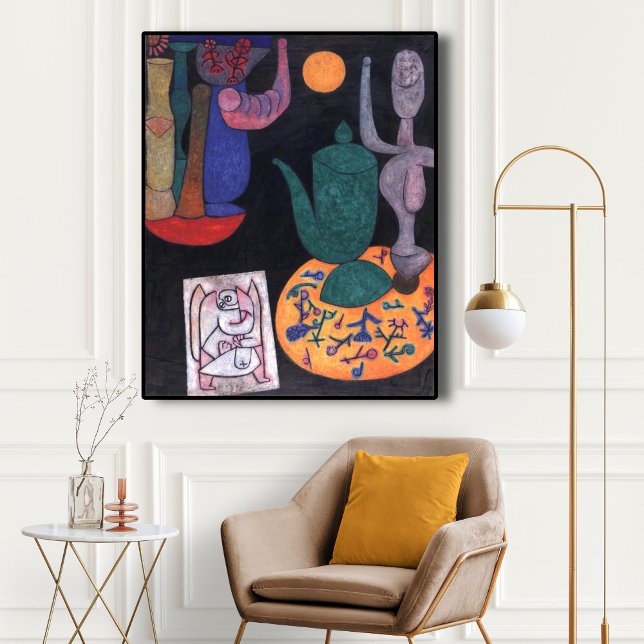 Unbenannt (Stillleben) von Paul Klee, Abstrakte Ku Poster (Von Creator hochgeladen)