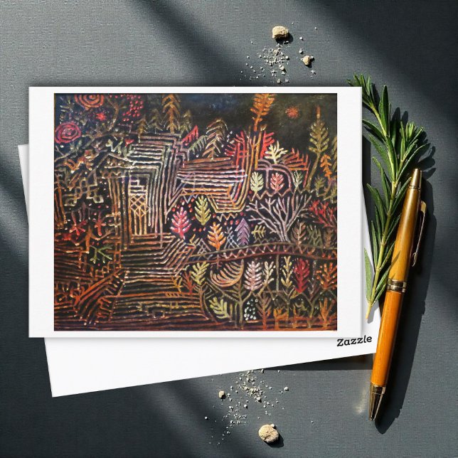 Unbenannt (Wiederaufbau) von Paul Klee 1926 Postkarte (Von Creator hochgeladen)