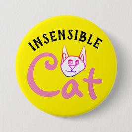 unberechenbare Katze Button
