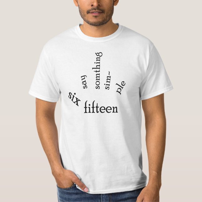 Unberechtigter T - Shirt (Vorderseite)