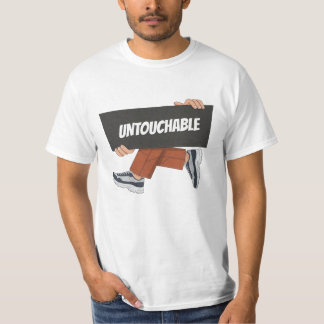 UNBERÜHRBAR. Minimalistische Streetwear-Typografie T-Shirt