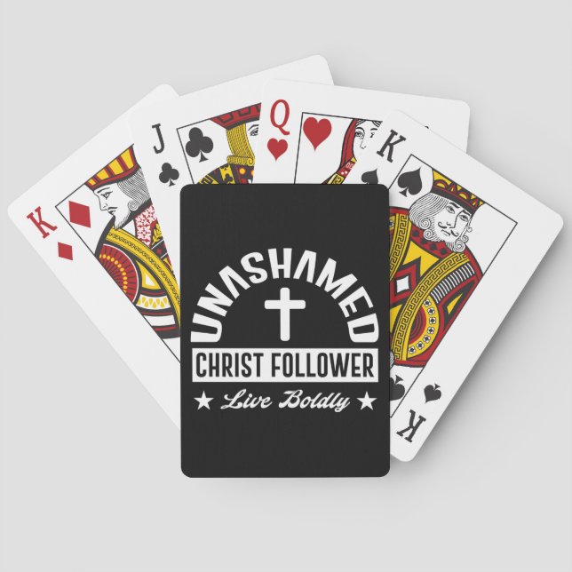 Unbeschämt Christfollower Spielkarten (Rückseite)
