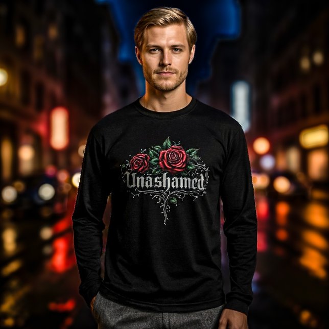 Unbeschämt langes T-Shirt Tri-Blend Shirt (Von Creator hochgeladen)