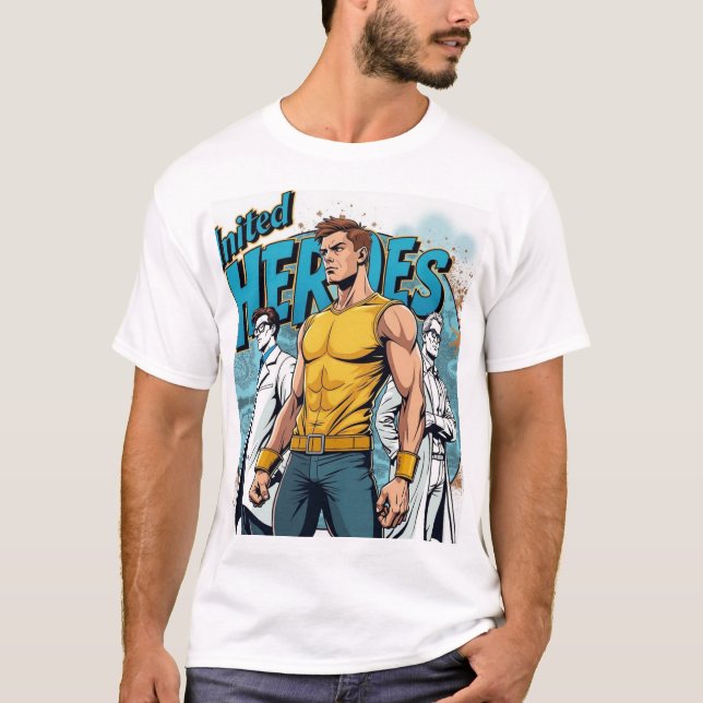 Unbesiegbar" Superhero Fan T-Shirt - Inspirred by  (Vorderseite)