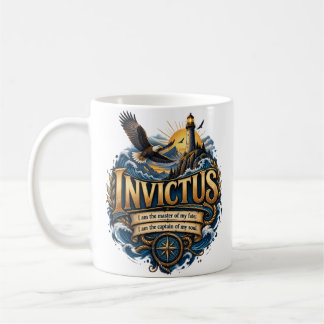 Unbesiegbare Inspirierende Zitat-Tasse Kaffeetasse