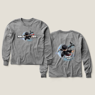 Unbesiegbarer Ninja-Kids   Kinder Tri-Blend-Langar