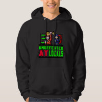 Unbesiegt am Individuelle Name/Nummer Hoodie